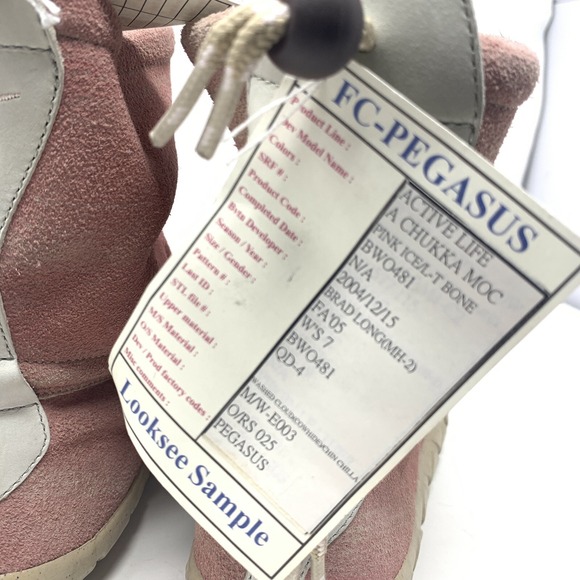 NIKE Air Zoom Pegasus Leather Chukka Boots Pink *SAMPLE* Shoes 2004 Size 7 - Picture 5 of 9